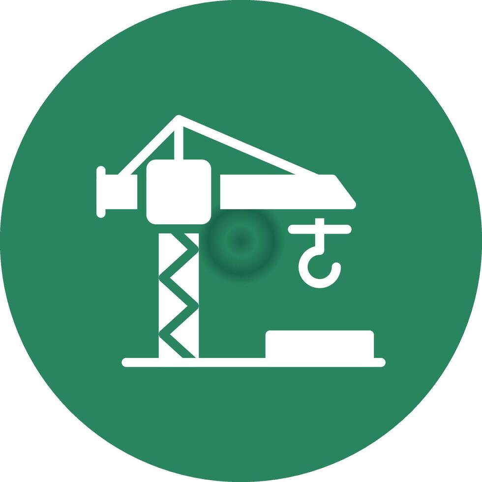 Crane Creative Icon Design vector