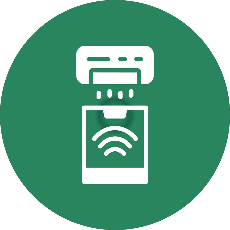 Smart Cooler Creative Icon Design vector