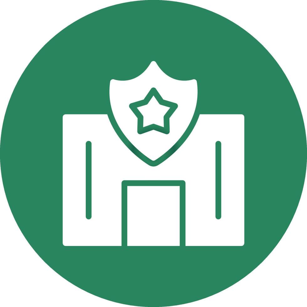 Police Station Creative Icon Design vector