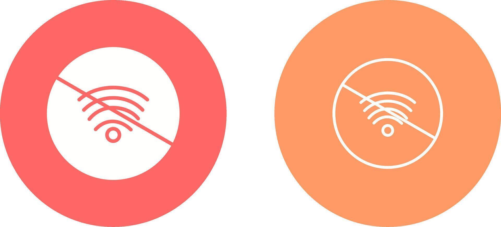 No Wifi Vector Icon