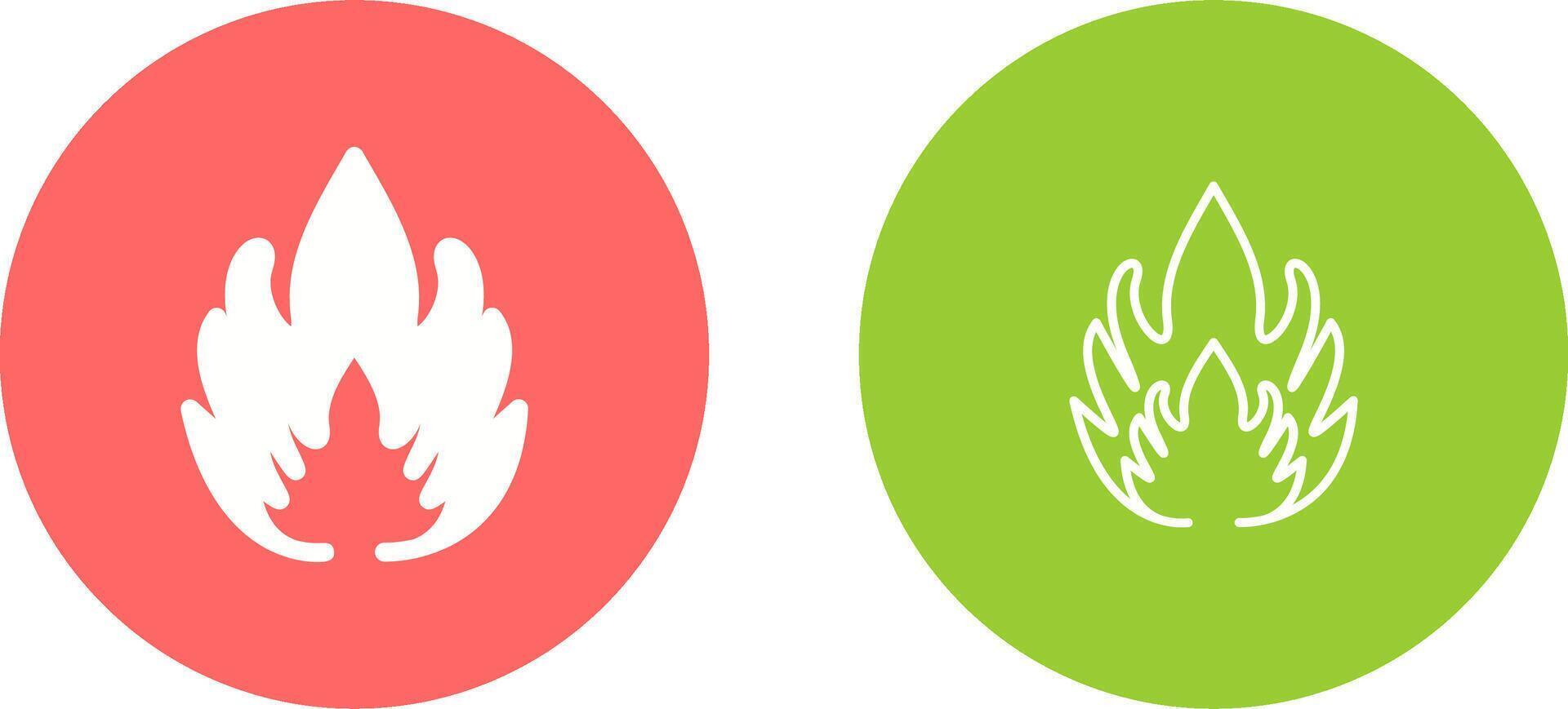 Flammable Material Vector Icon