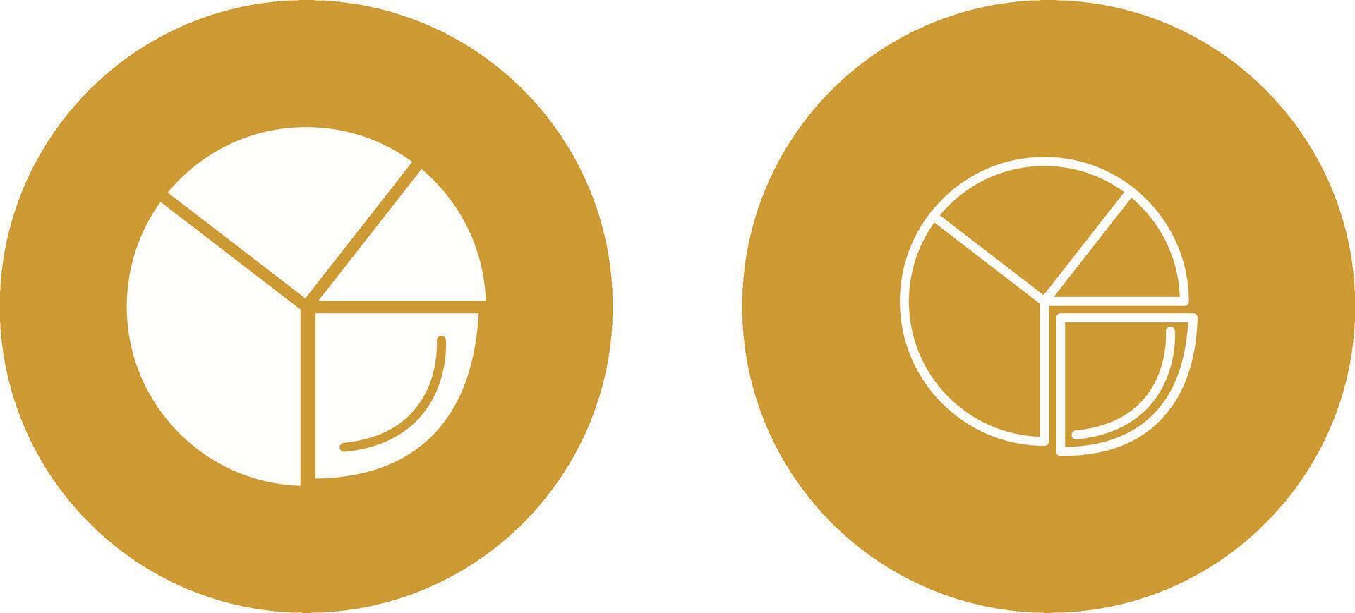 Pie Chart Analysis Vector Icon