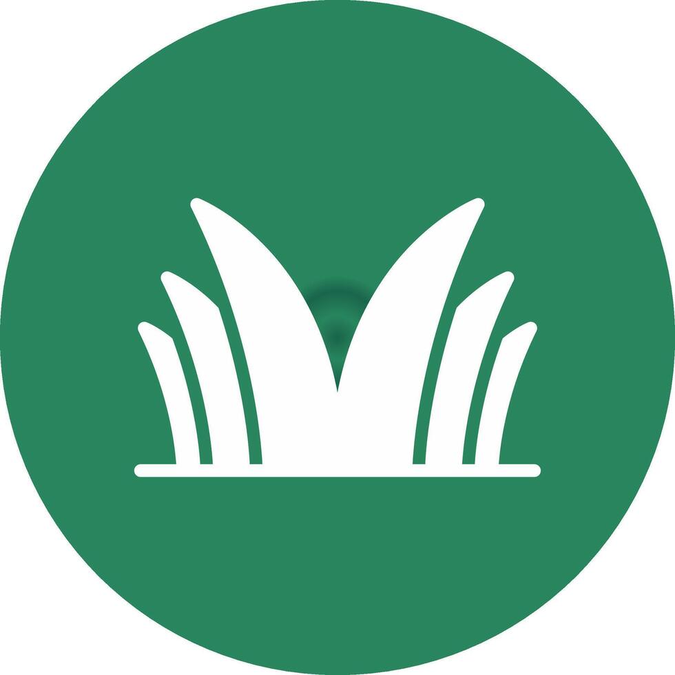 Grass Creative Icon Design vector