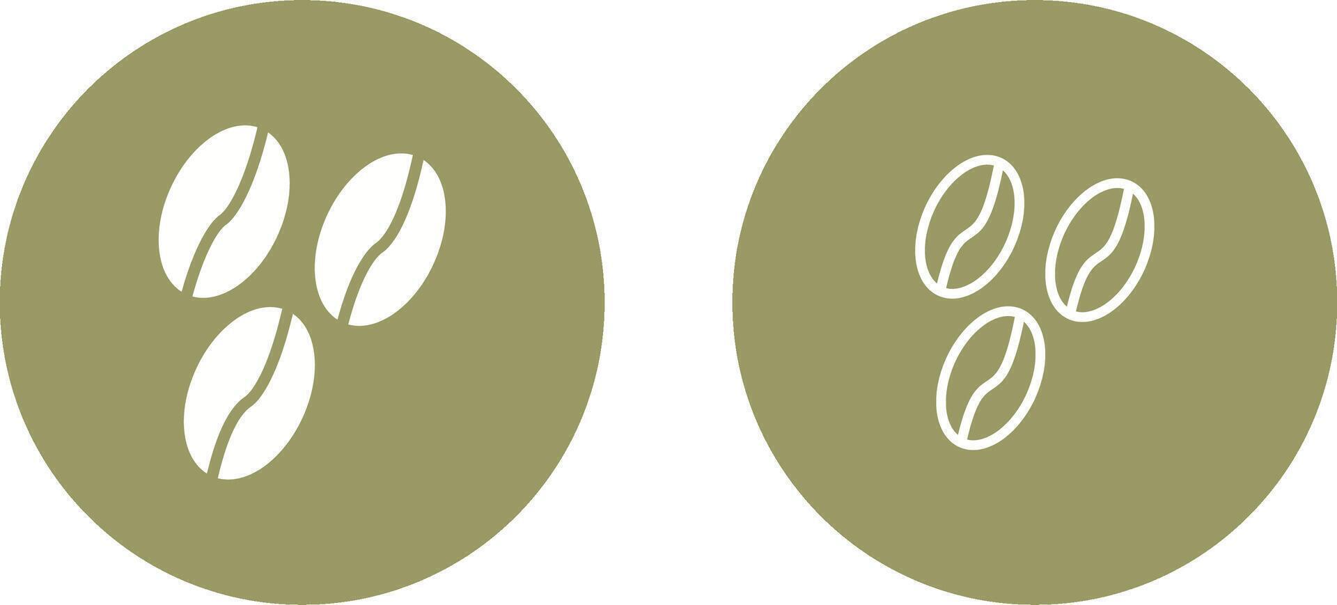 Coffee Beans Vector Icon