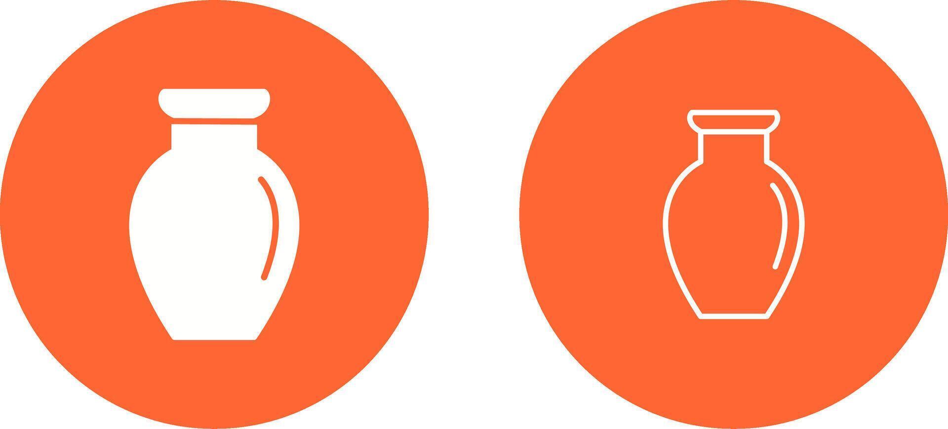 Vase Exhibit Vector Icon