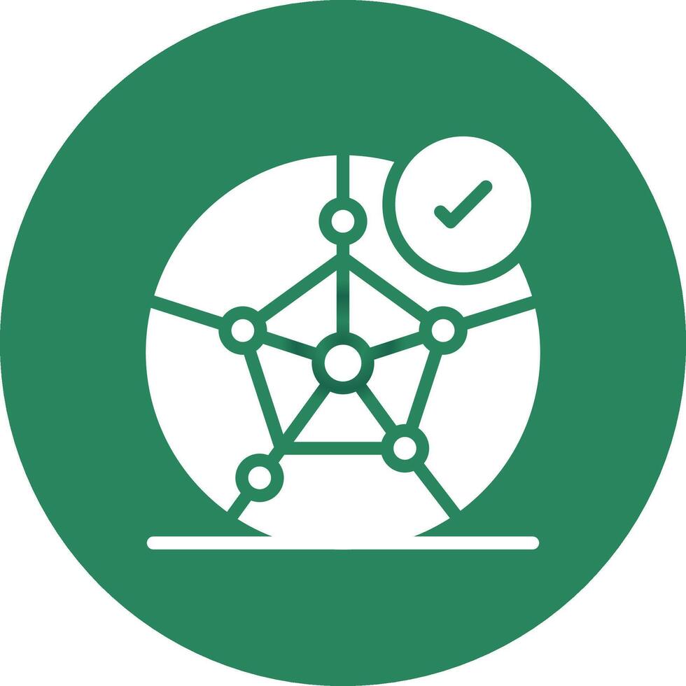 Marked Radar Creative Icon Design vector