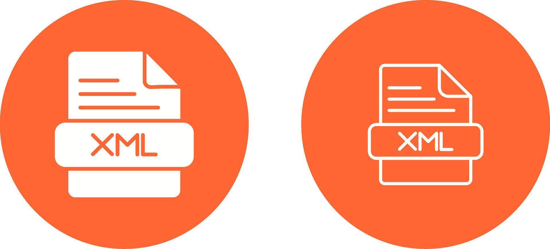 XML Vector Icon