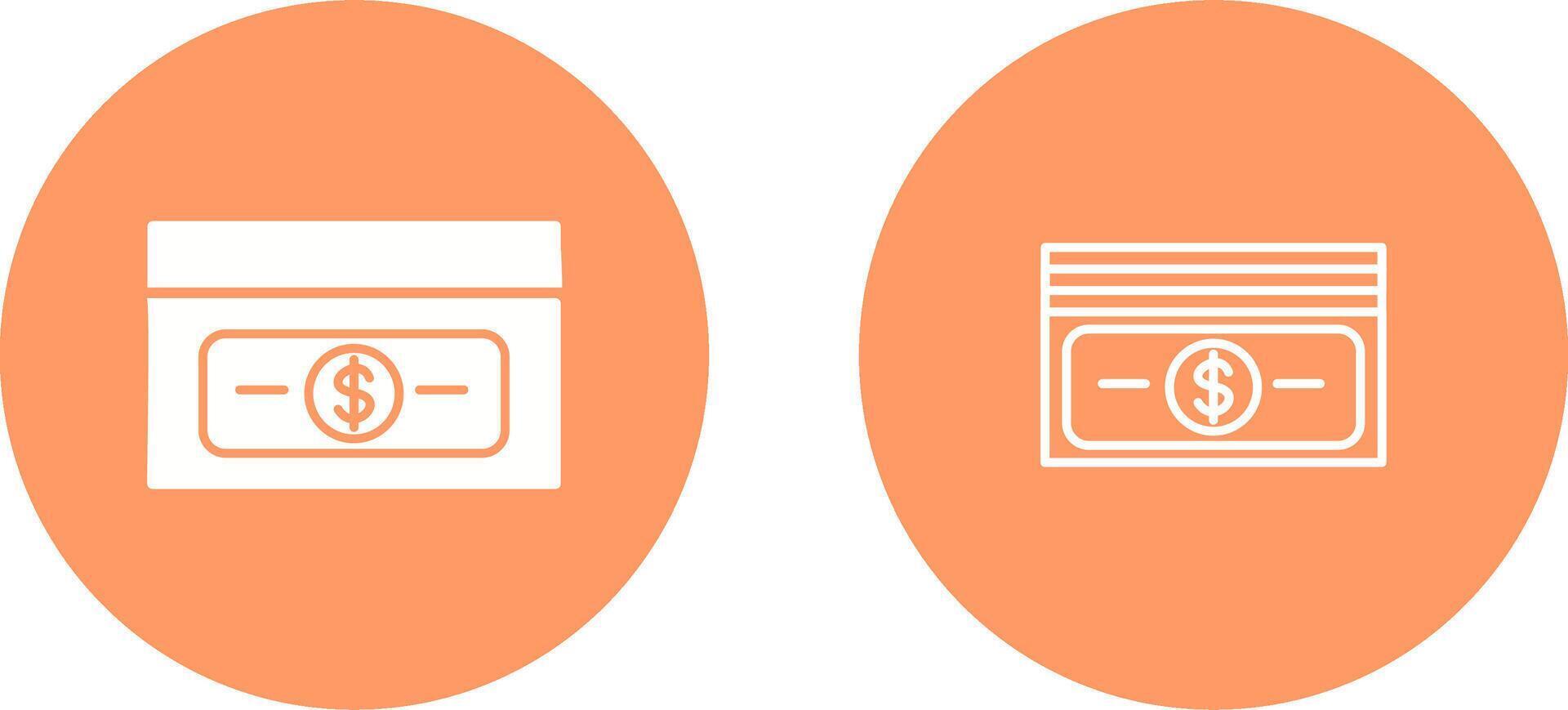 Pack of Bills Vector Icon