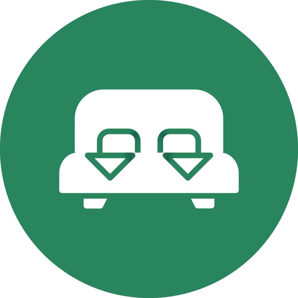 Bed Creative Icon Design vector