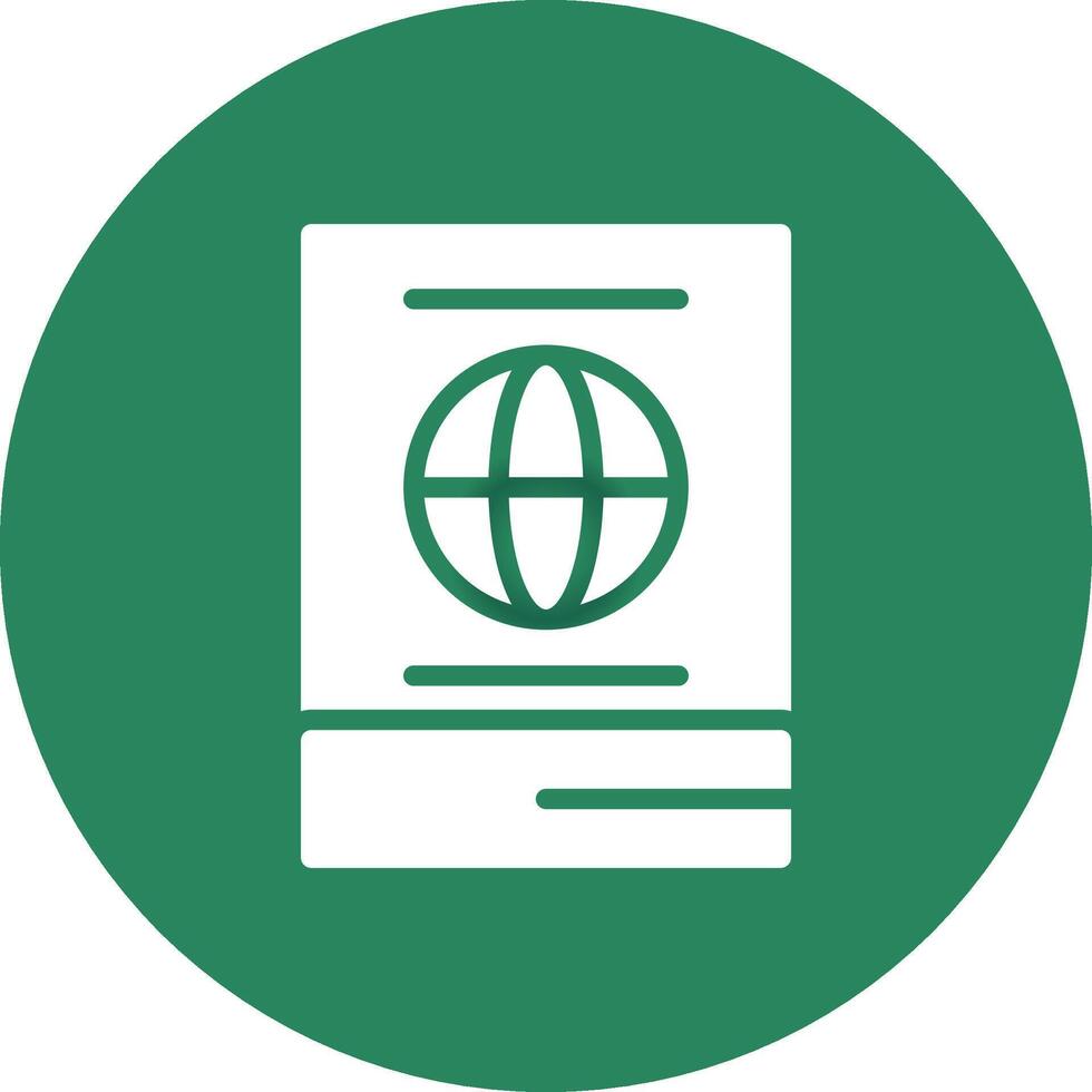 Passport Creative Icon Design vector