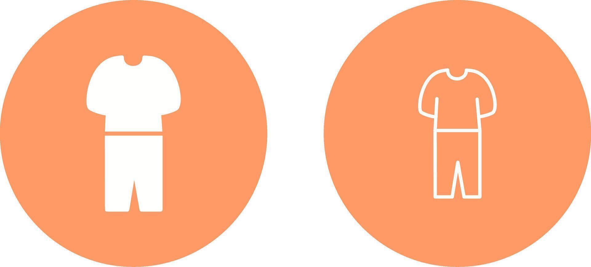 Pyjamas Suit Vector Icon