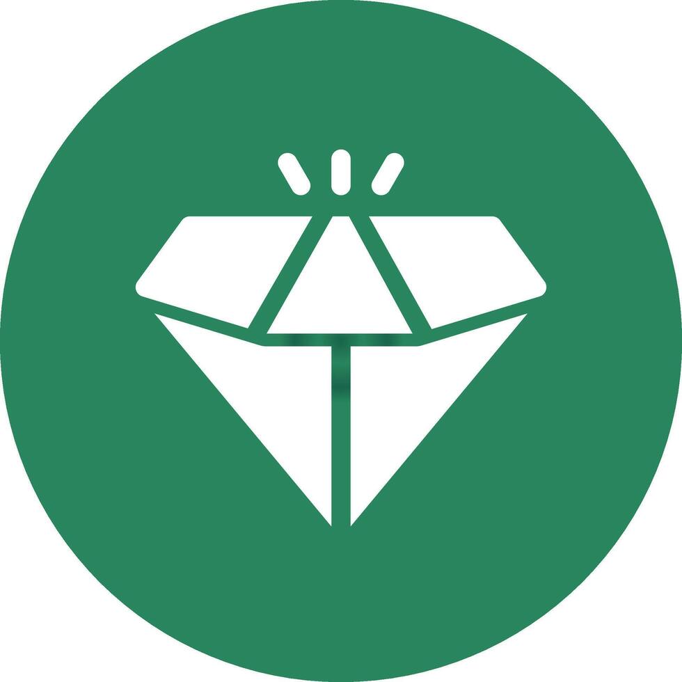 diseño de icono creativo de diamante vector