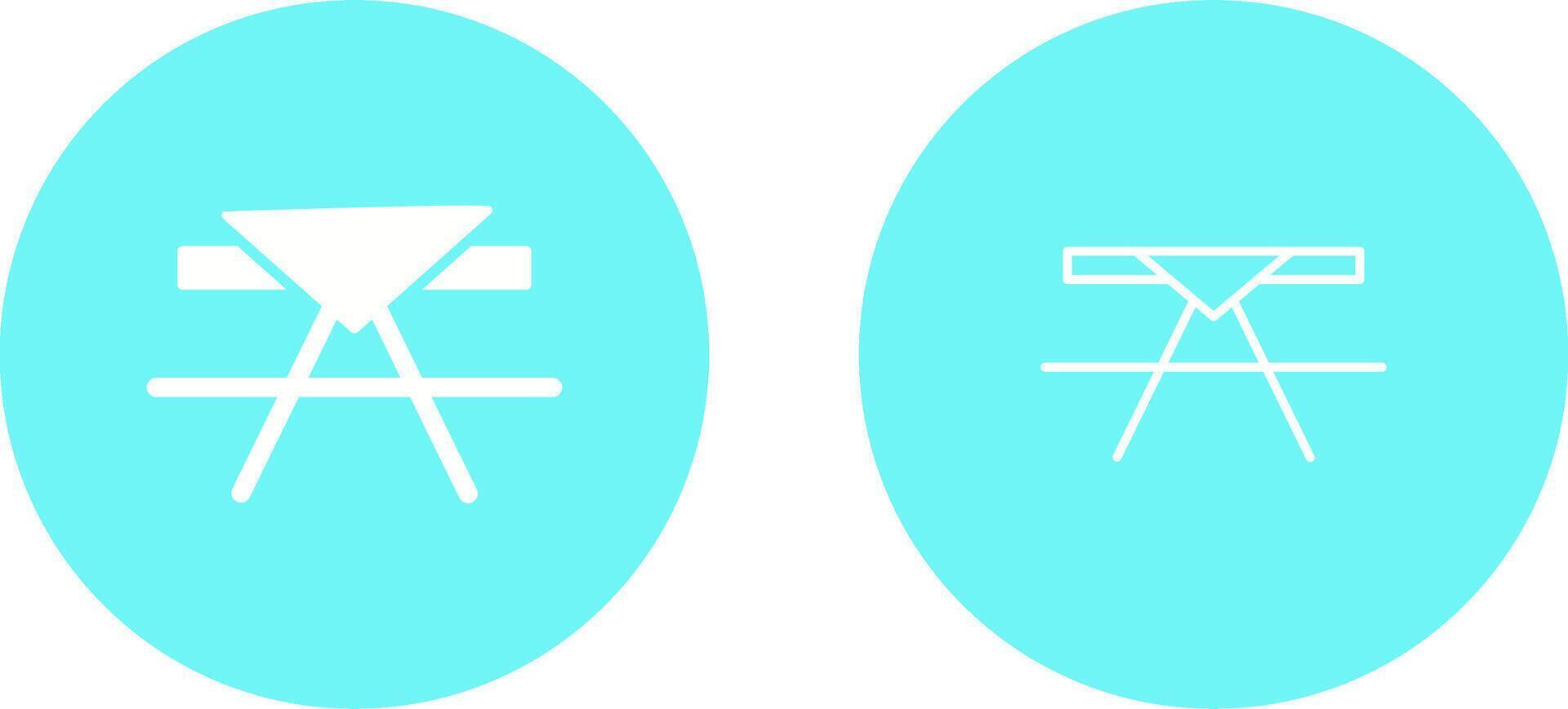 Picnic Table Vector Icon