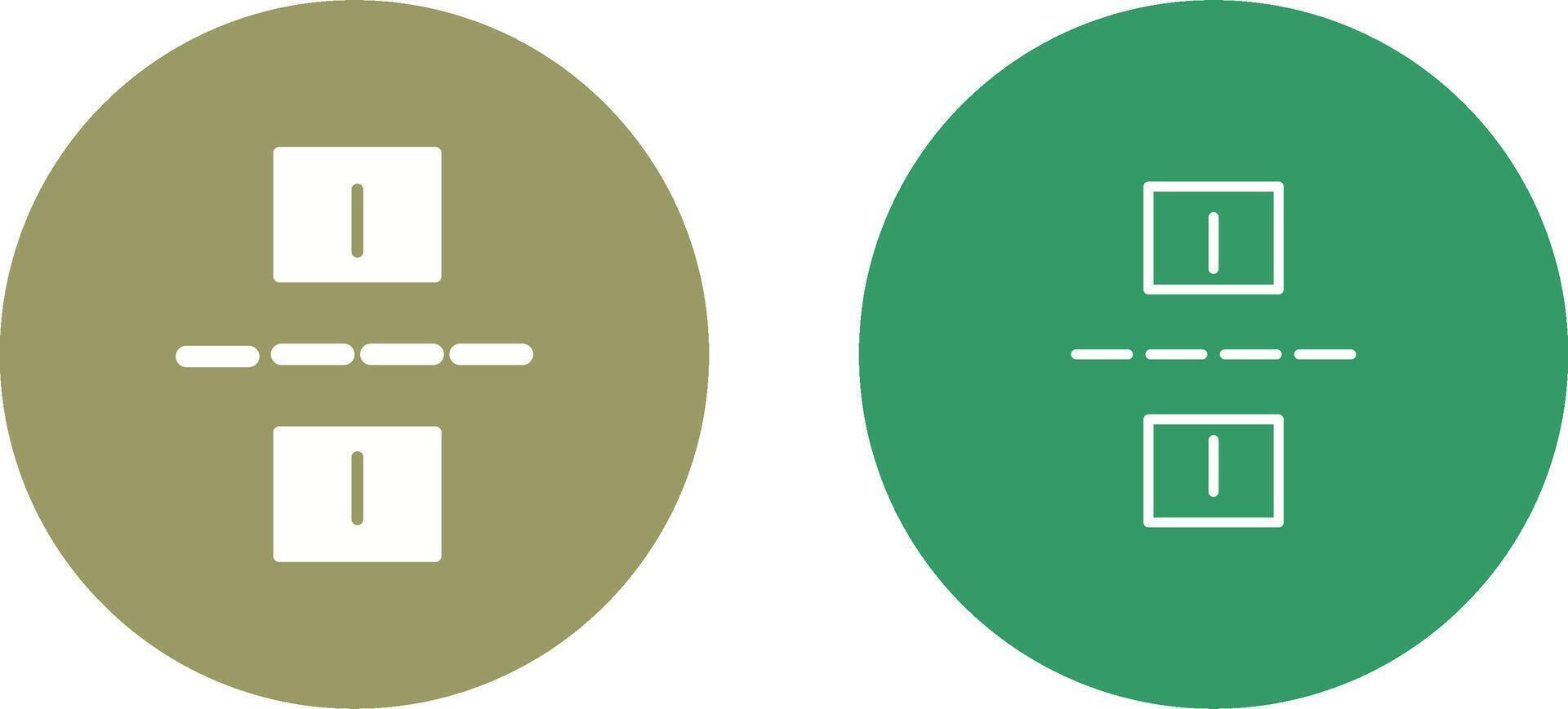 Linked Road Vector Icon