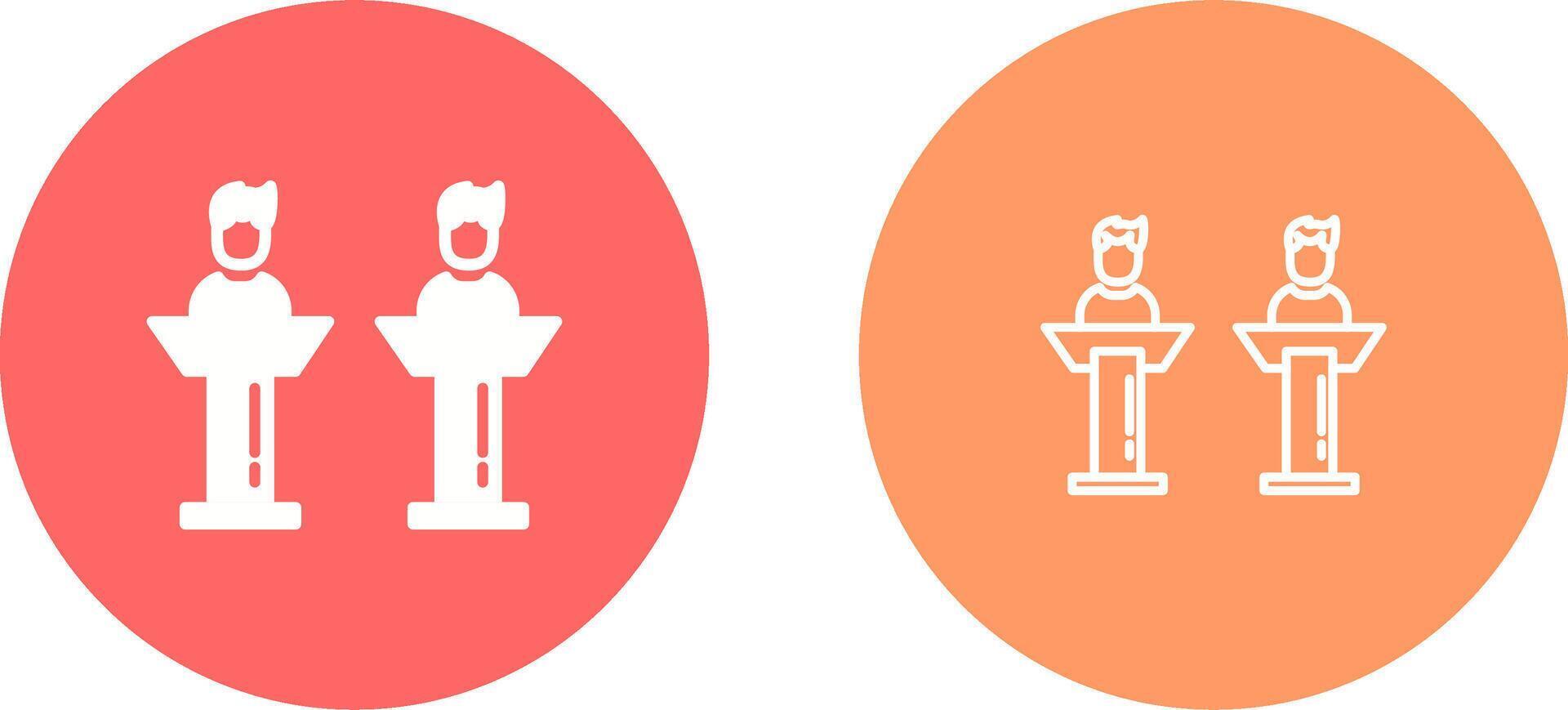 Debate Vector Icon