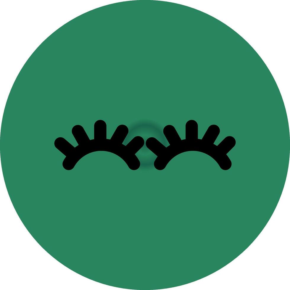 Eyelashes Creative Icon Design vector
