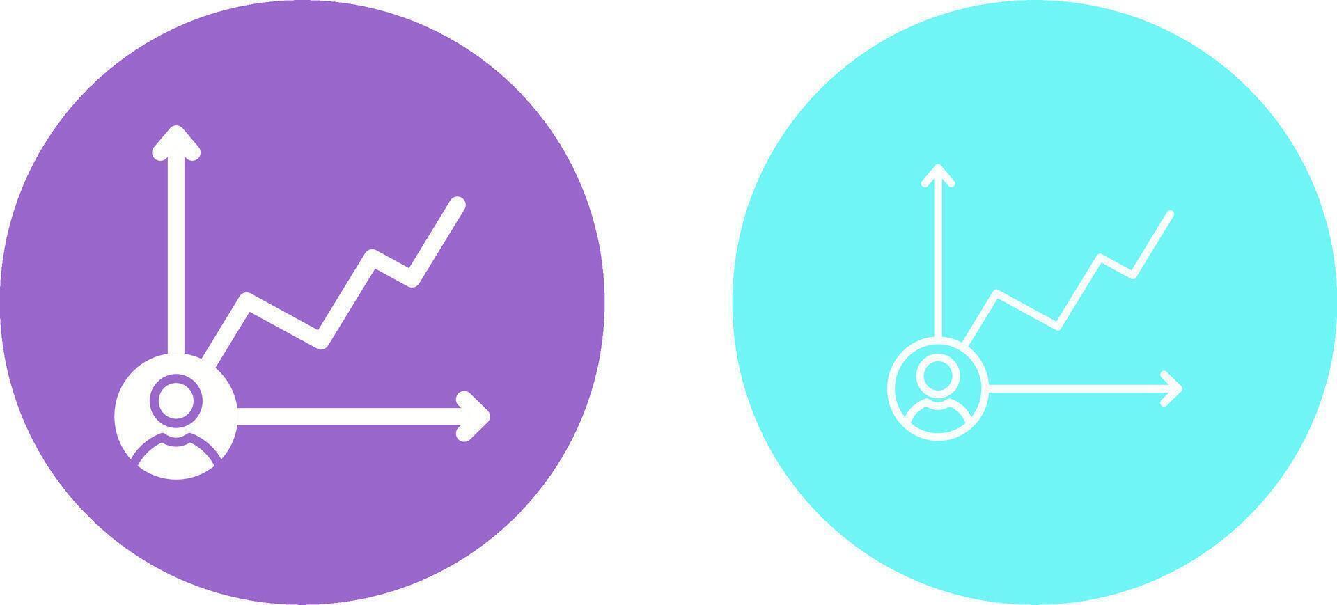 Candidate Graph Vector Icon