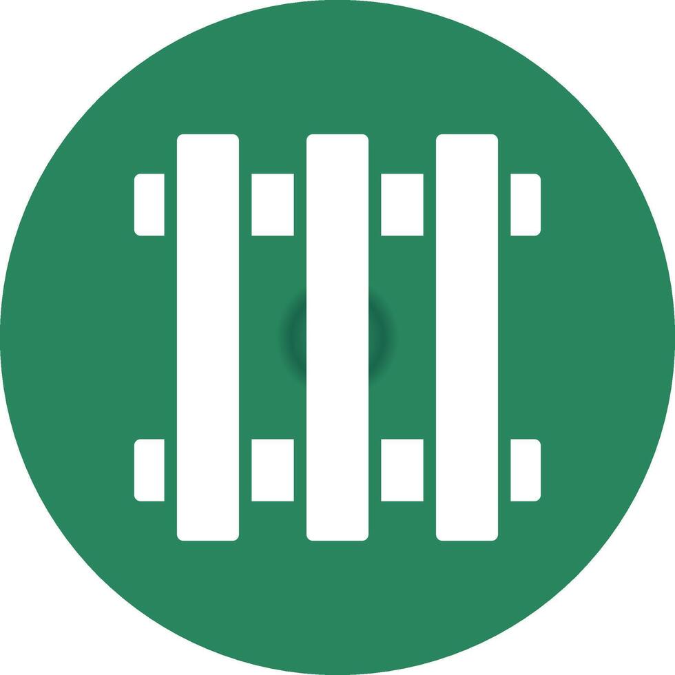 Train Tracks Creative Icon Design vector