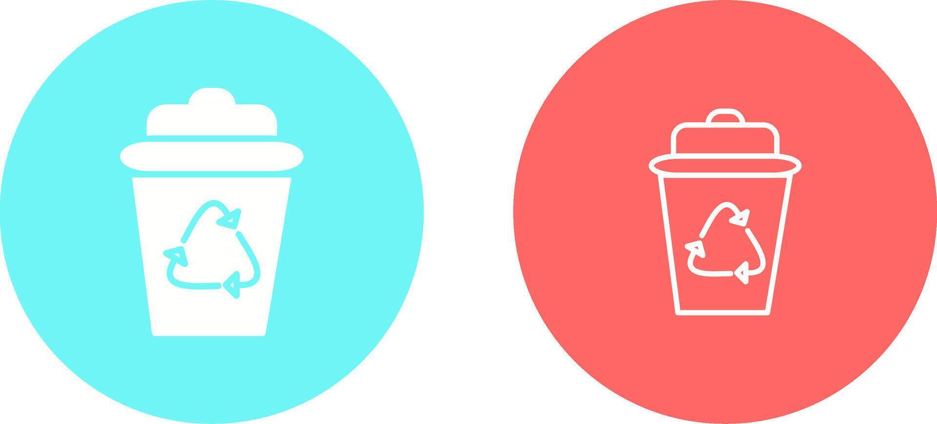 Recycle Bin Vector Icon