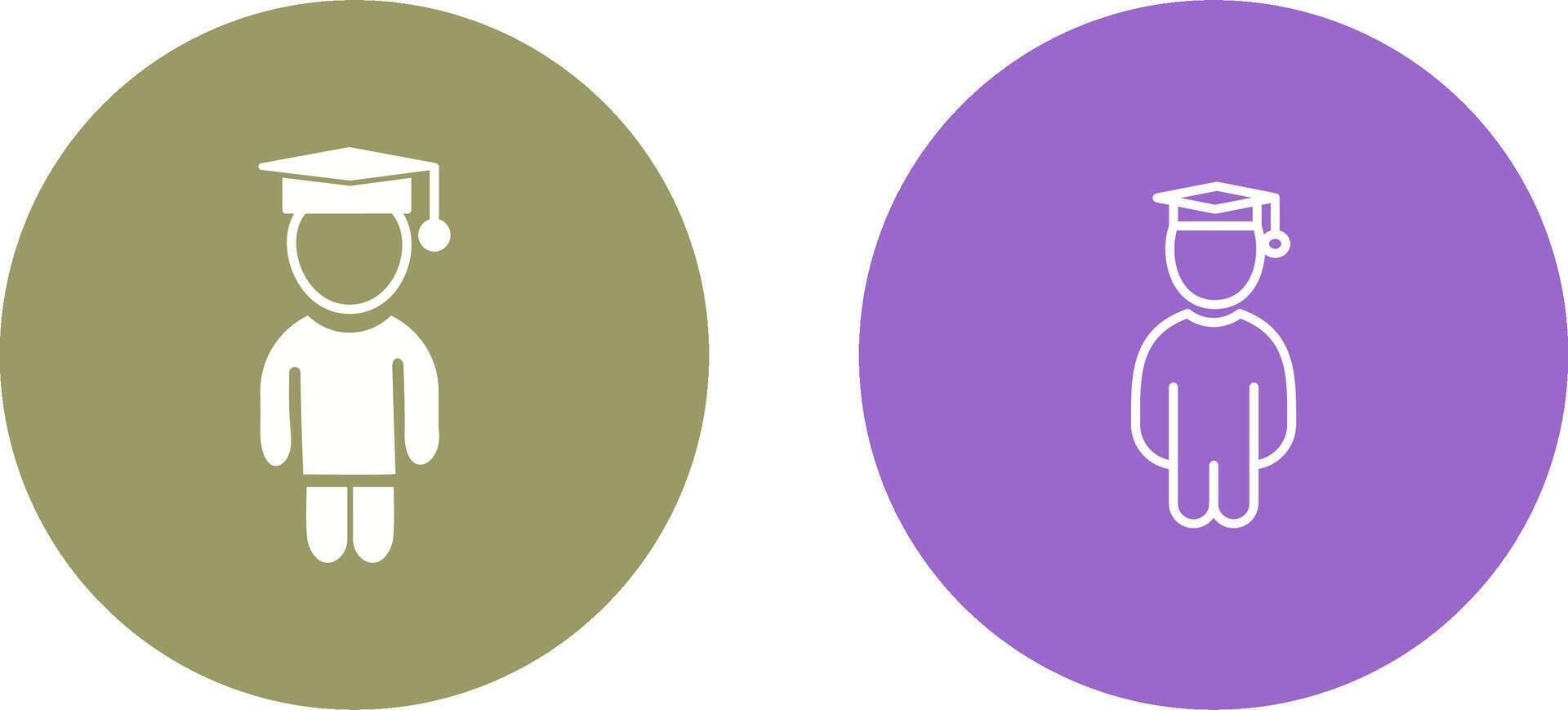 Student Standing Vector Icon