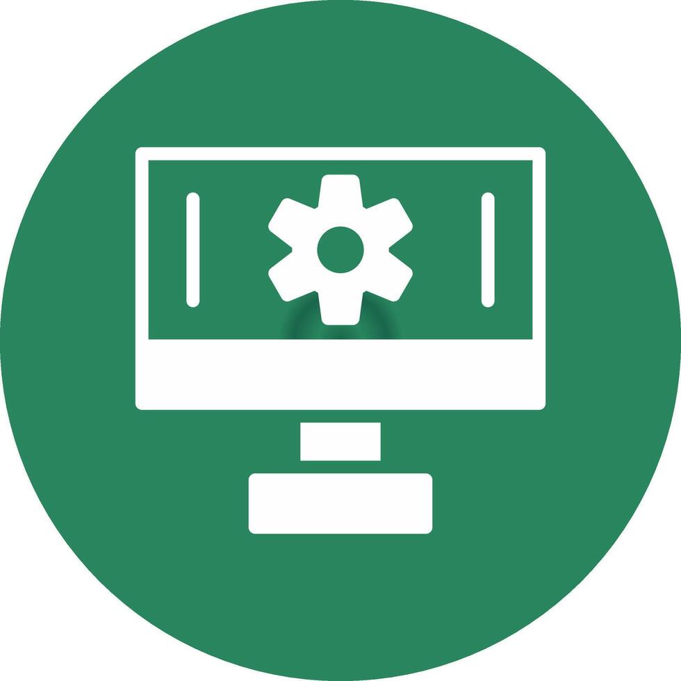Setting Creative Icon Design vector