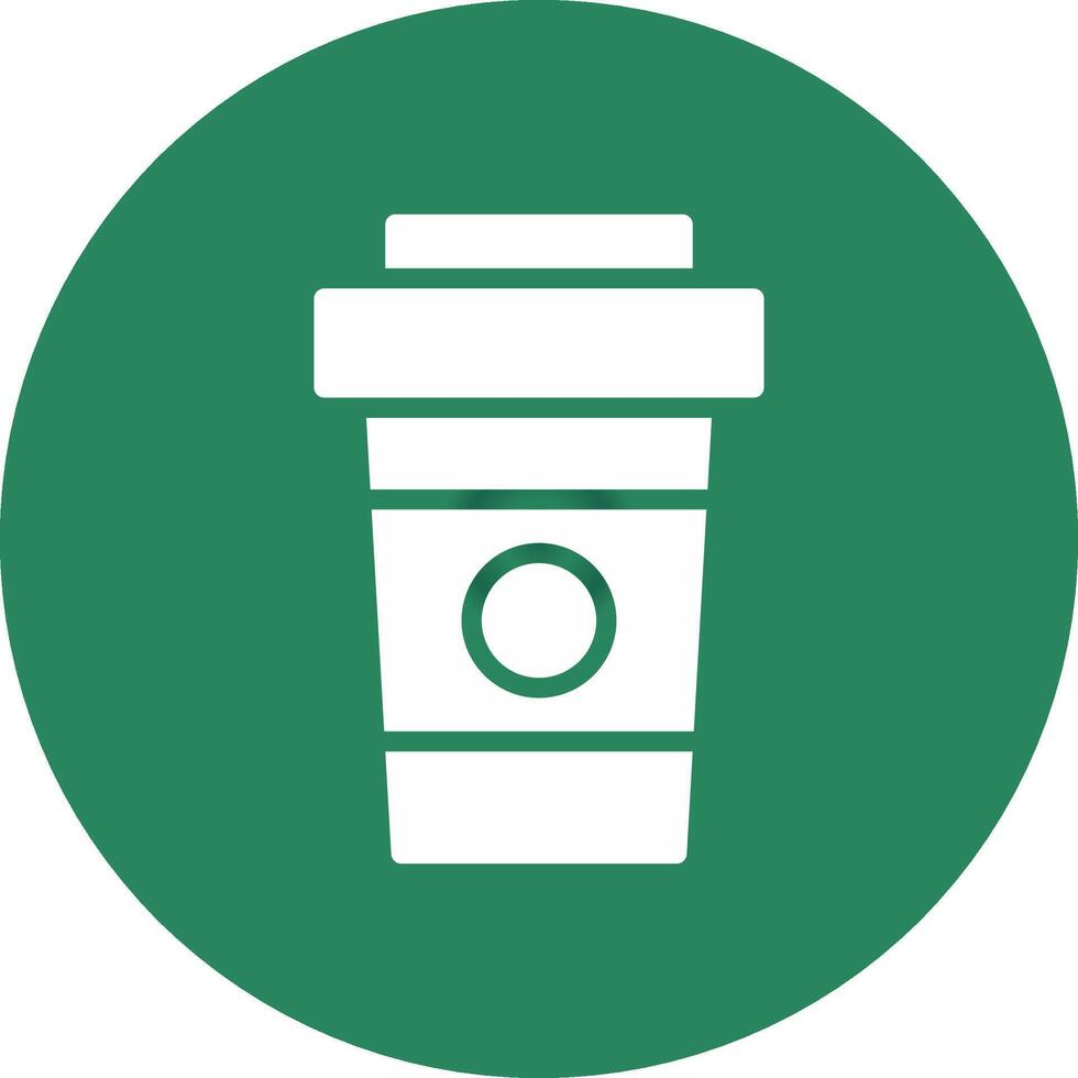 Paper Cup Creative Icon Design vector