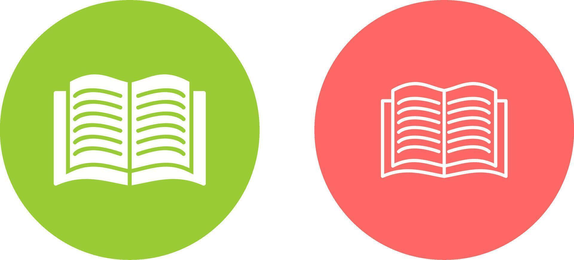 Textbook Vector Icon