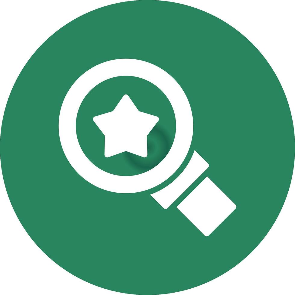Magnifying Glass Creative Icon Design vector