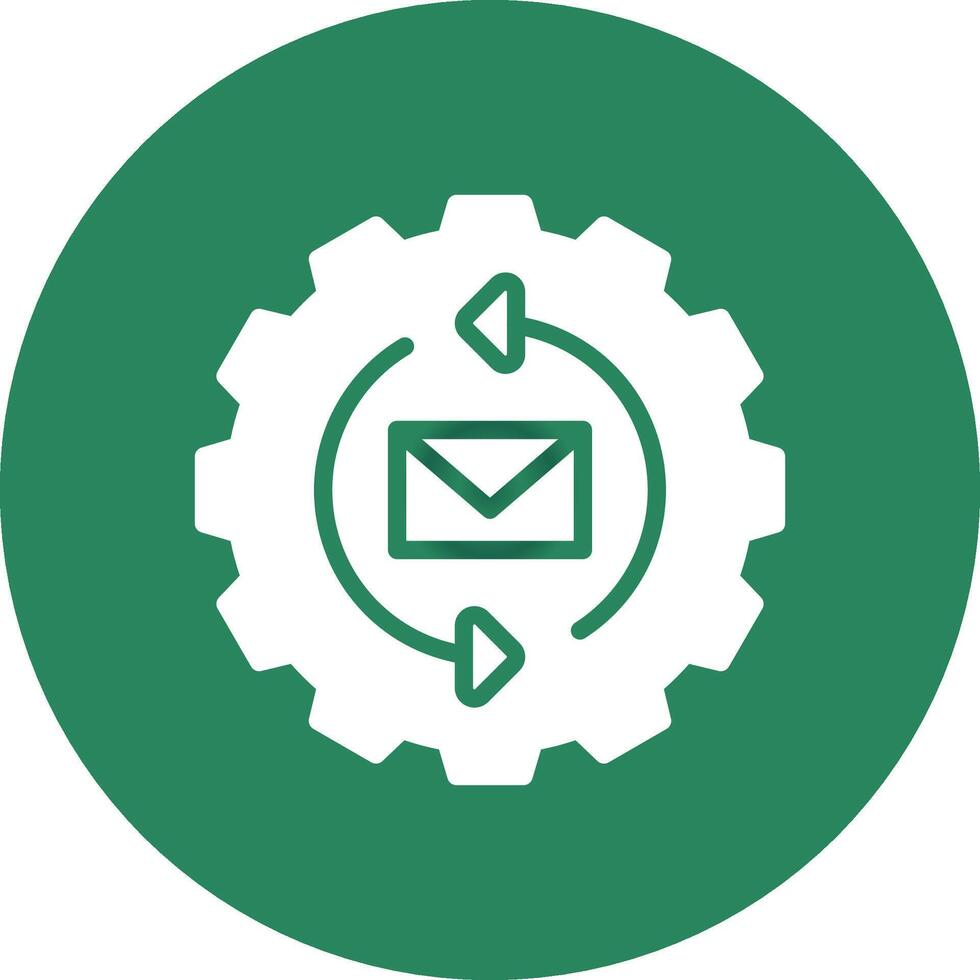 Marketing Automation Creative Icon Design vector