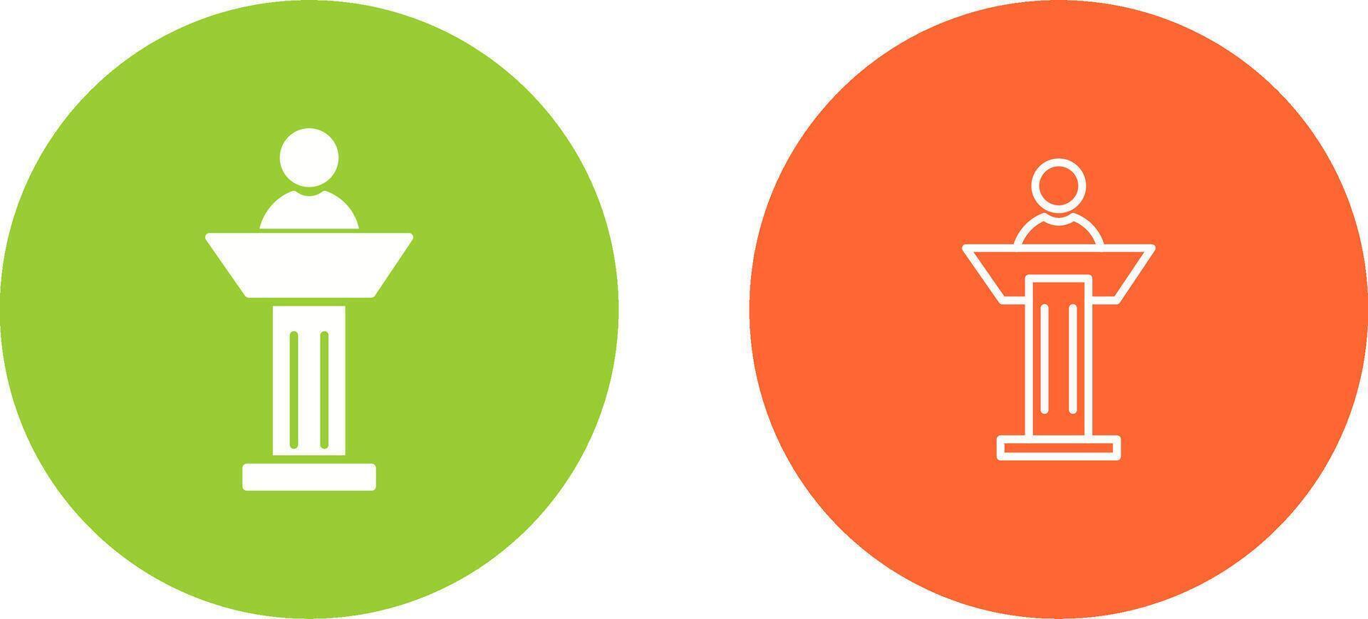 Podium Vector Icon