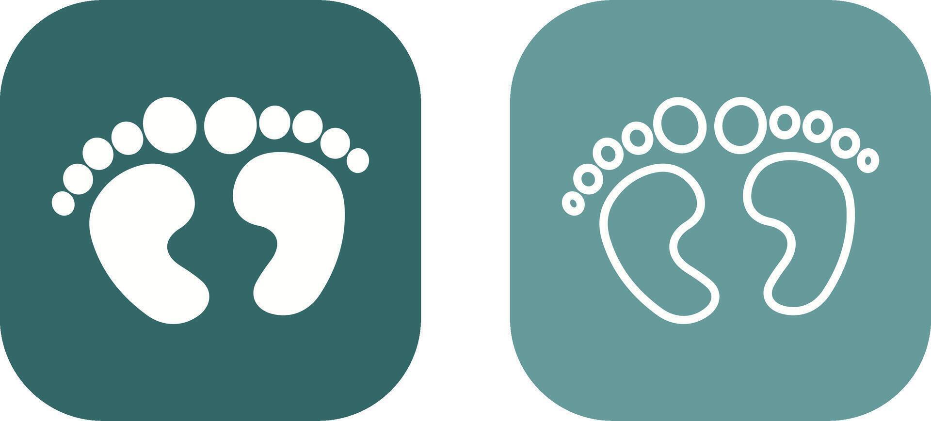 Feet Vector Icon