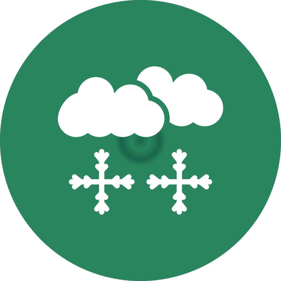Snowy Creative Icon Design vector
