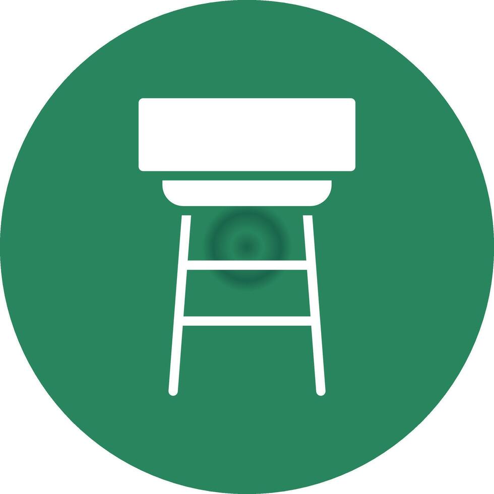 Stool Creative Icon Design vector