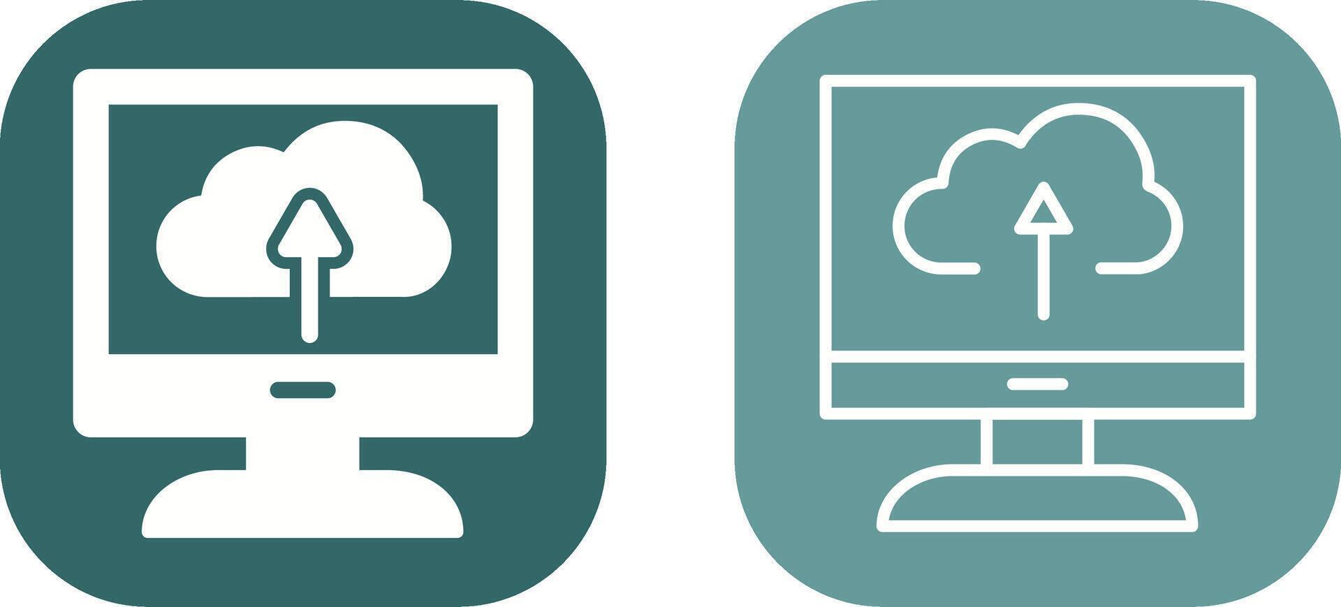 Cloud Backup Vector Icon