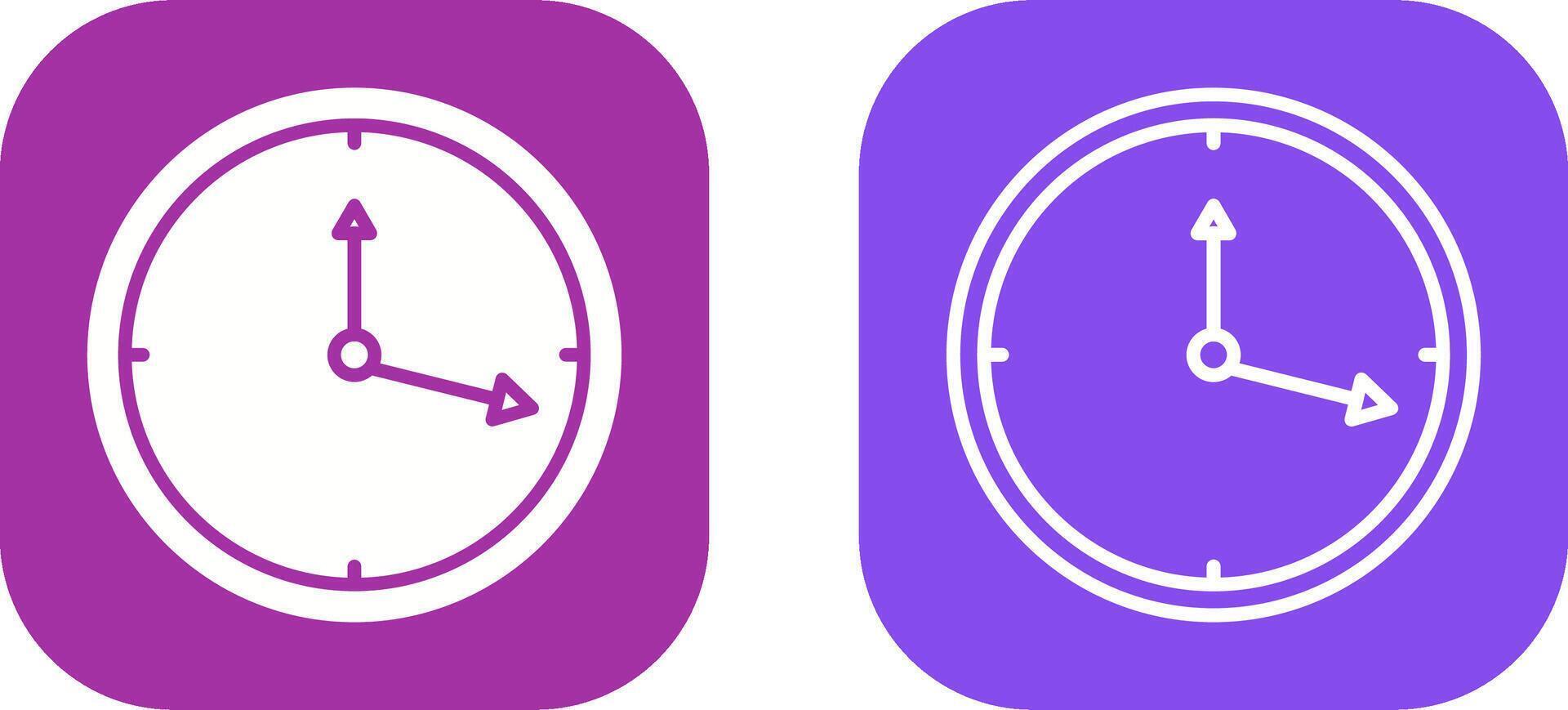 Clock Vector Icon