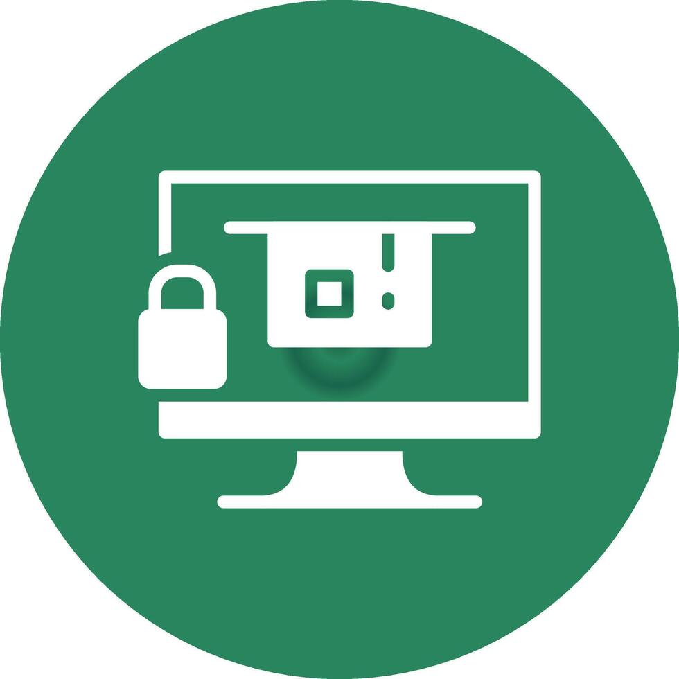 Blocked Creative Icon Design vector