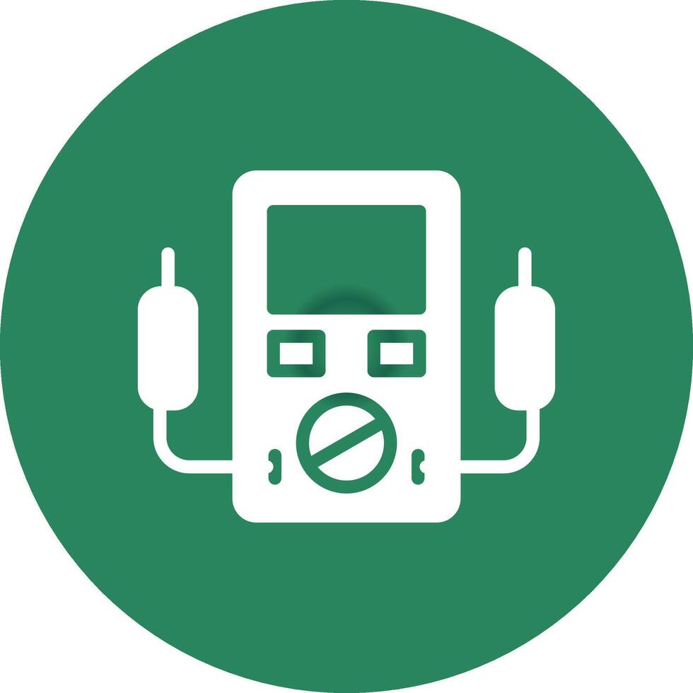 Voltmeter Creative Icon Design vector