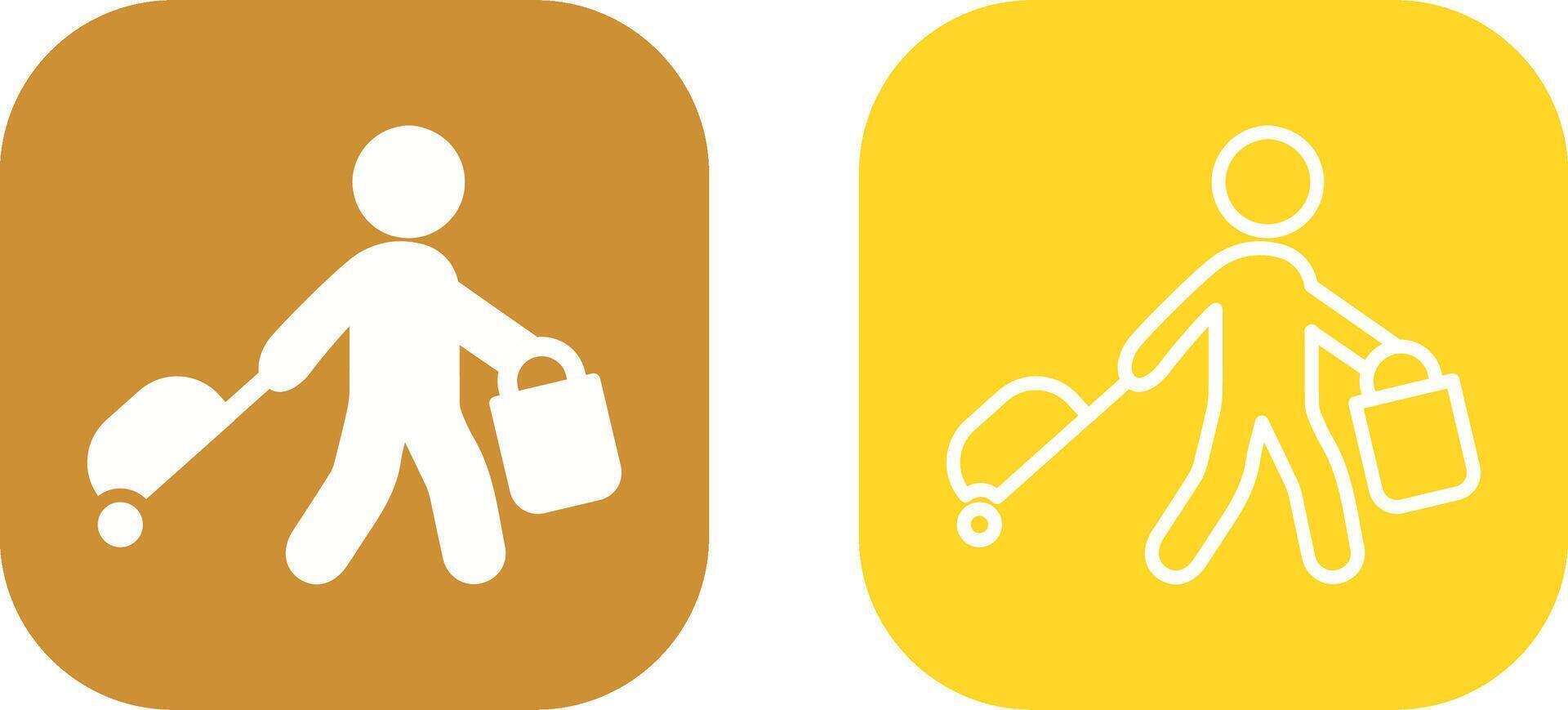 Carrying Bag Vector Icon