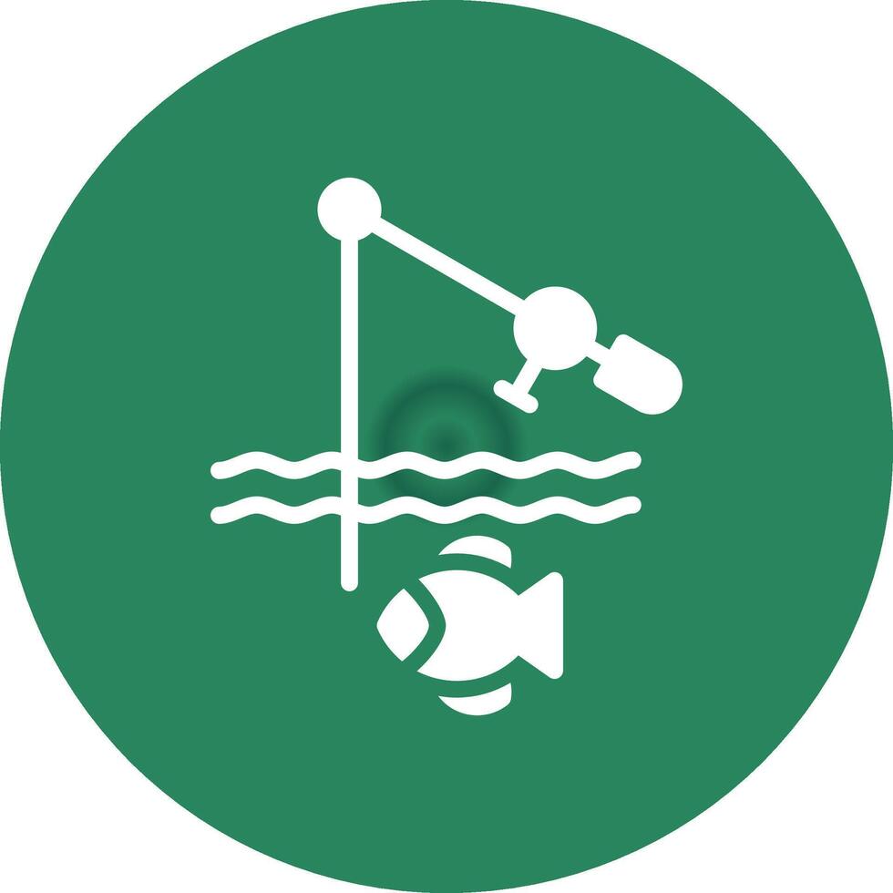 Fishing Holiday Creative Icon Design vector