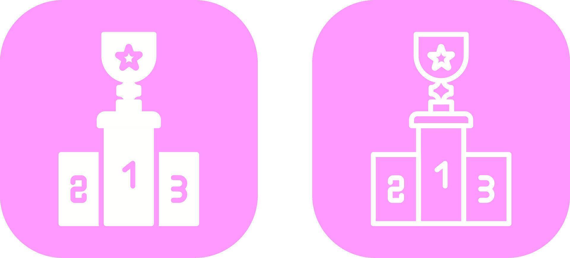 Podium Vector Icon