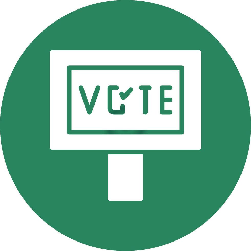 Vote Creative Icon Design vector