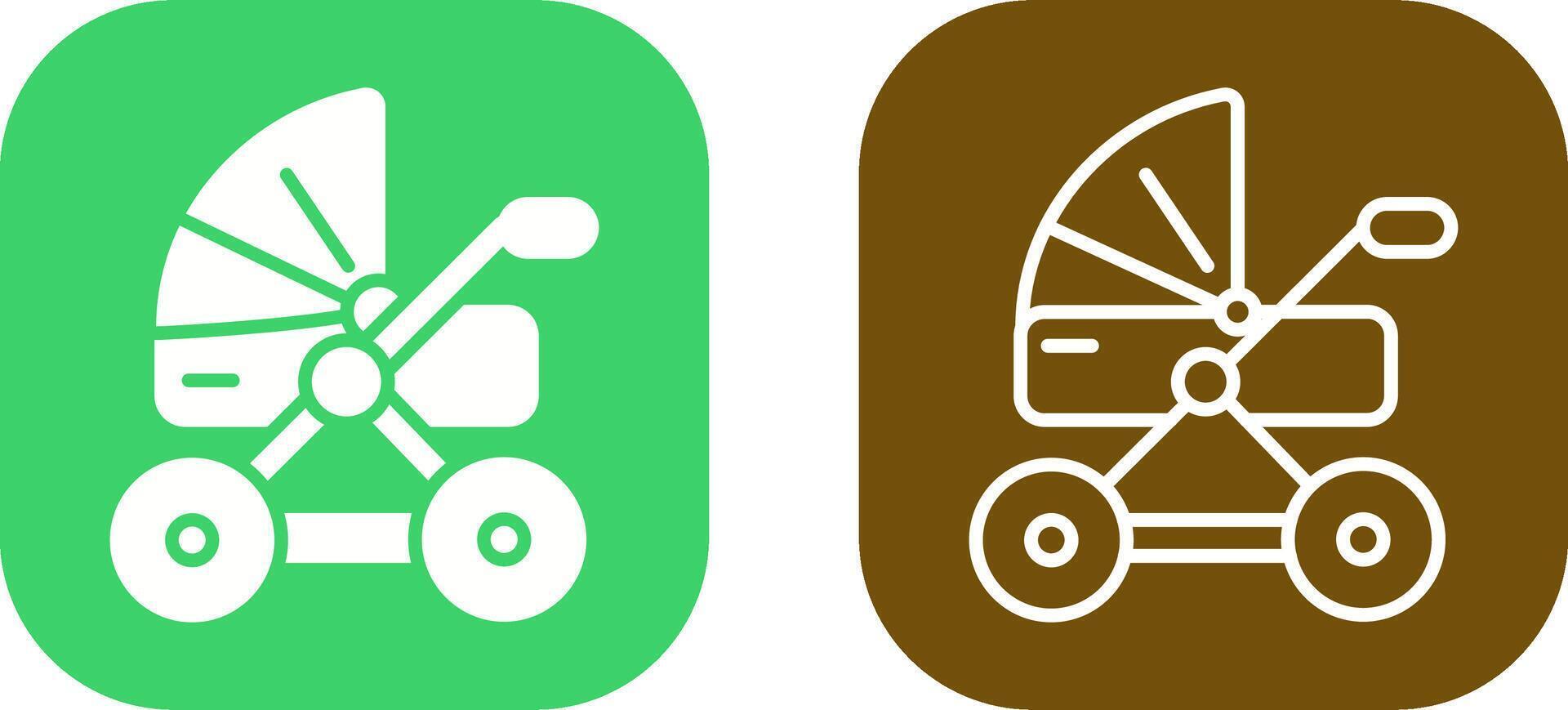 Stroller Vector Icon