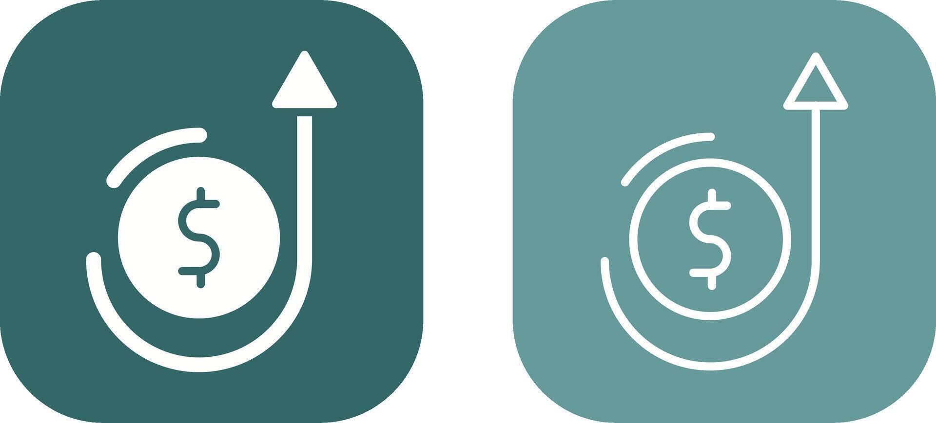 Money Growth Vector Icon