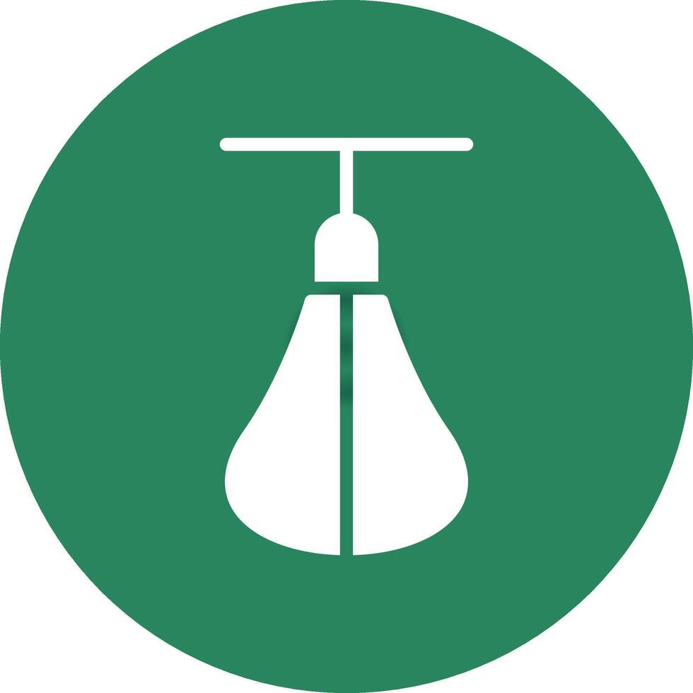 Punching Ball Creative Icon Design vector