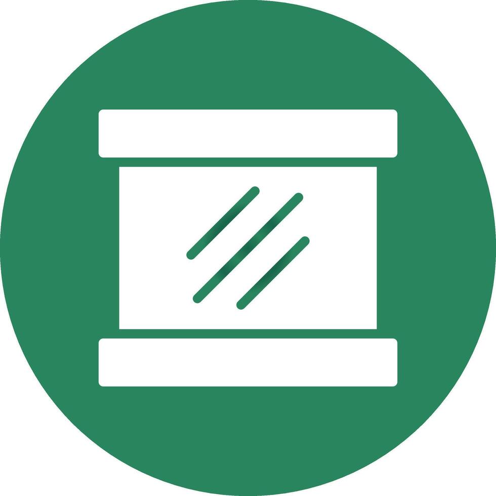 Mirror Creative Icon Design vector