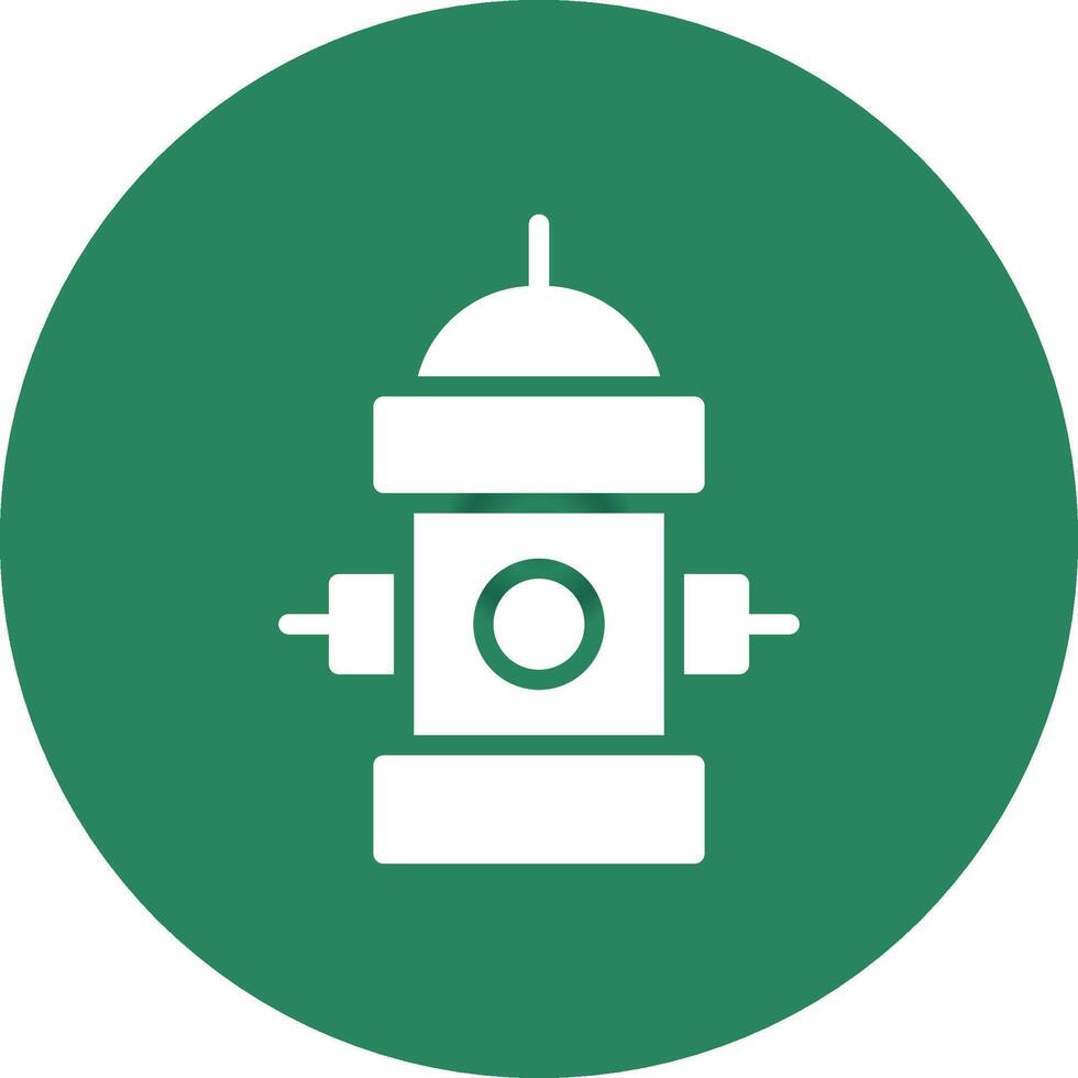 Fire Hydrant Creative Icon Design vector