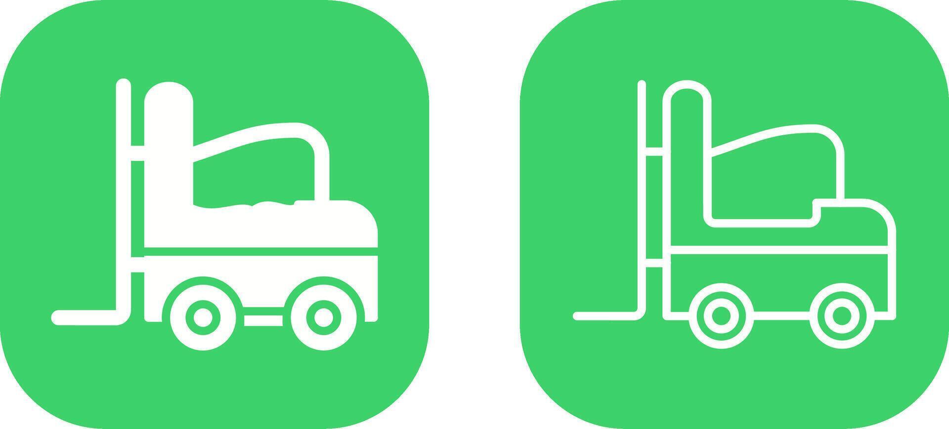 Forklift Vector Icon