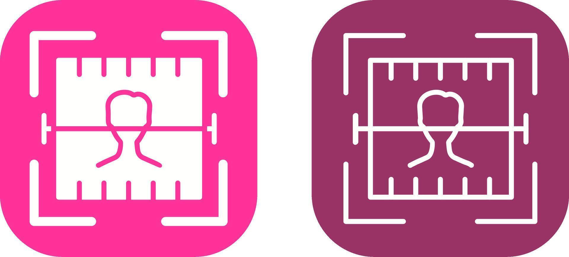 Face Scan Vector Icon