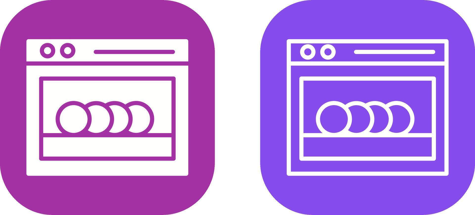 Dishwasher Vector Icon