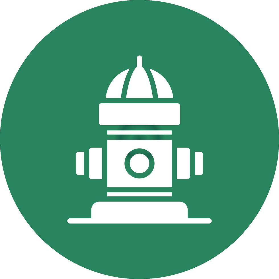 Fire Hydrant Creative Icon Design vector